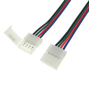 ข้อต่อไฟLEDเส้น RGB พร้อมสายไฟ