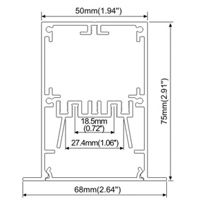 Drawing รางอลูมิเนียมใส่ไฟLEDเส้น-ALUMINUM-PROFILE-TYPE-J1
