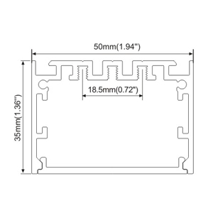 ขนาดรางไฟled-type-G2
