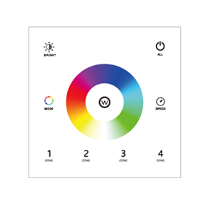 TW4-4 TOUCH PANEL RGB-RGBW (1-4 zone)